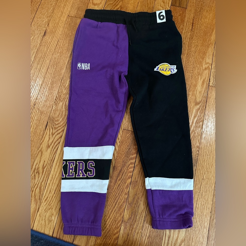 NBA LA Lakers Pants Brand New With Tag Boys Size 6